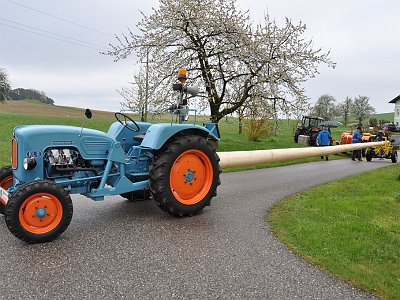Maibaumtransport nach Linz