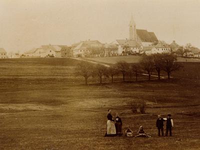 001   Altenberg Sued 1898, im Vordergrund Fam. Latzelsberger