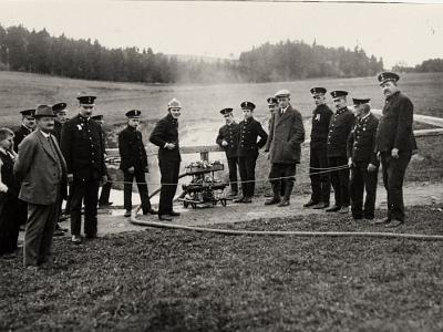 004 Feuerwehr Einweihung der 1.Motorspritze 1928