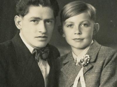 25 Ortner Wilhelm mit Patenkind Gustl geb. 13.4.1936