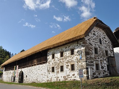 Freilichtmuseum Pelmberg neues Strohdach