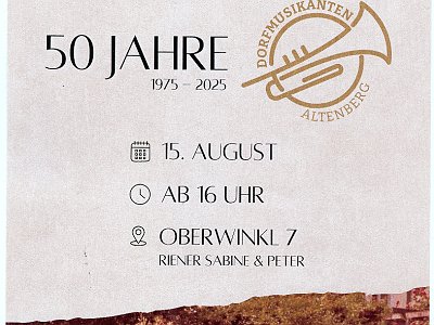 Dorfmusikanten 50 Jahre