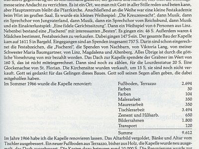 Oberbairing Kapelle Geschichte 04